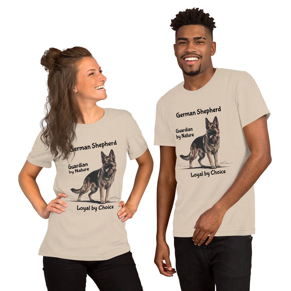 German Shepherd Loyal Unisex t-shirt - Ruppy's Creations