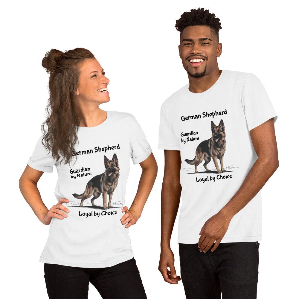 German Shepherd Loyal Unisex t-shirt - Ruppy's Creations