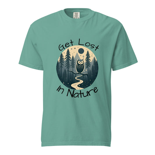 Get Lost in Nature Unisex Heavyweight T-shirt - Ruppy's Creations