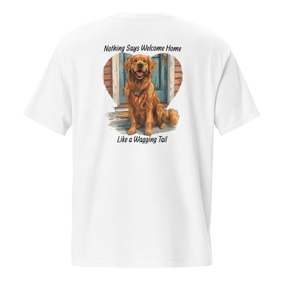 Golden Retriever Unisex Pocket T-shirt - Ruppy's Creations