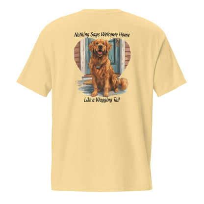 Golden Retriever Unisex Pocket T-shirt - Ruppy's Creations