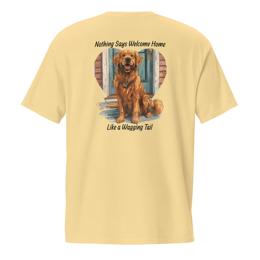 Golden Retriever Unisex Pocket T-shirt - Ruppy's Creations