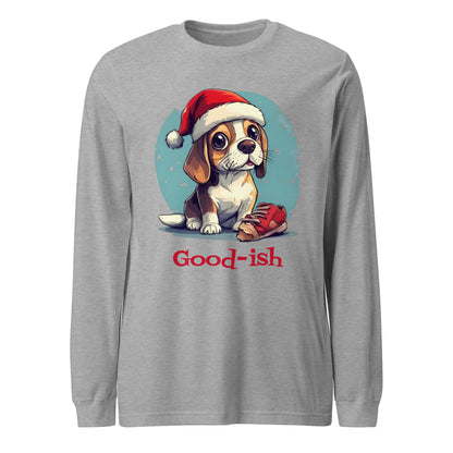 Good - ish Christmas Dog Women's Long Sleeve T-shirt - Ruppy's Creations