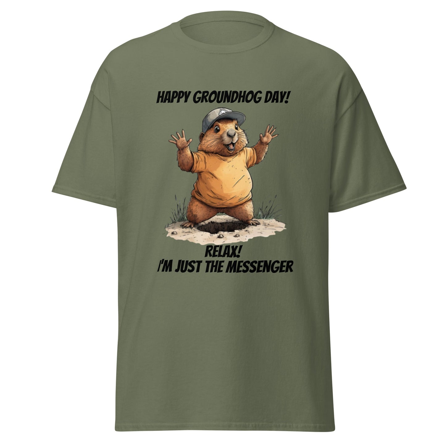 Groundhog Day Messenger Unisex T-shirt - Ruppy's Creations