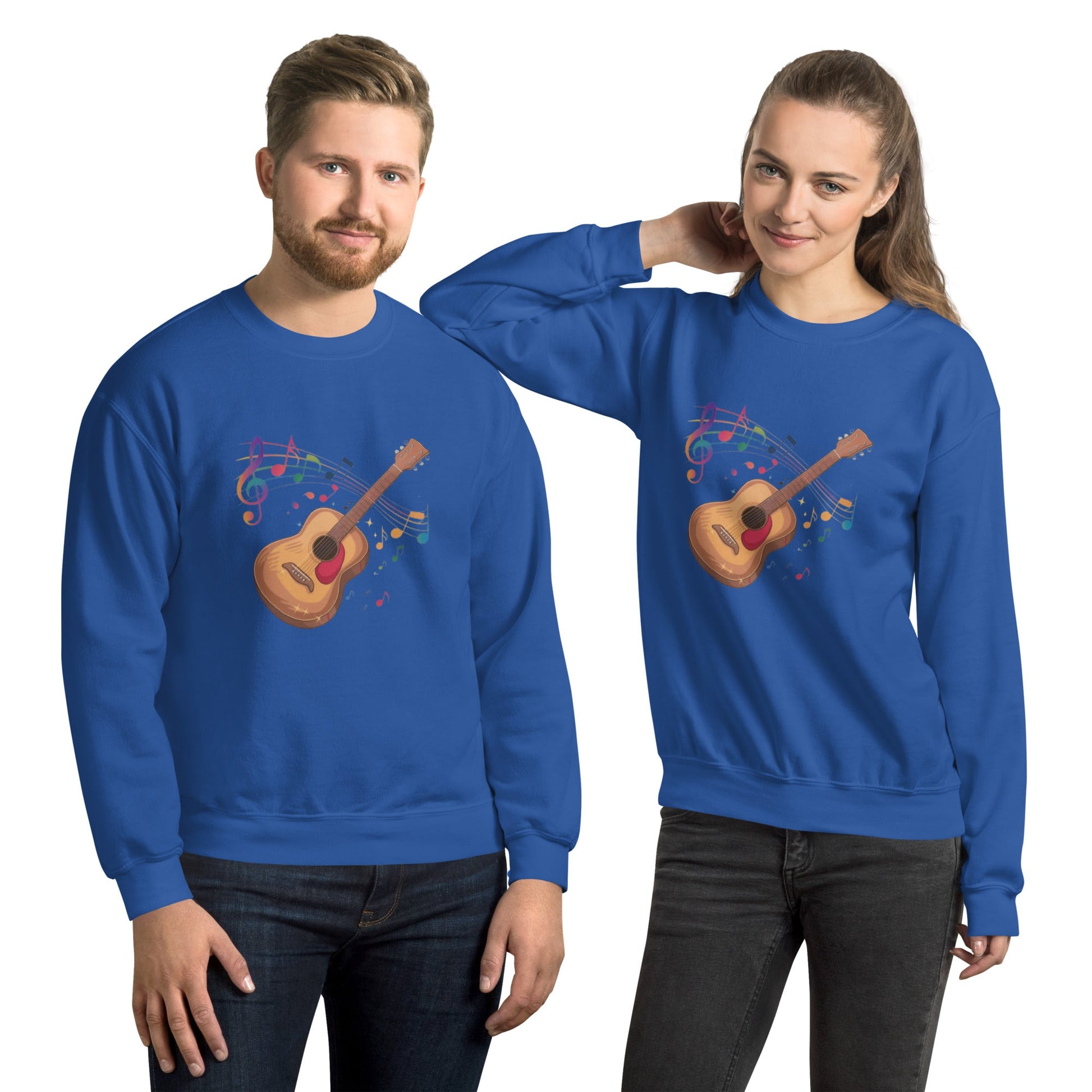 Guitar Notes Unisex Sweatshirt - Ruppy's Creations