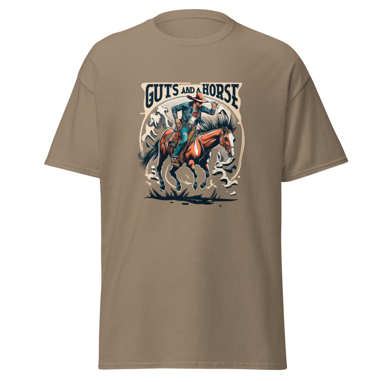 Guts and a Horse Men's classic tee (sizes up to 3x) - Ruppy's Creations