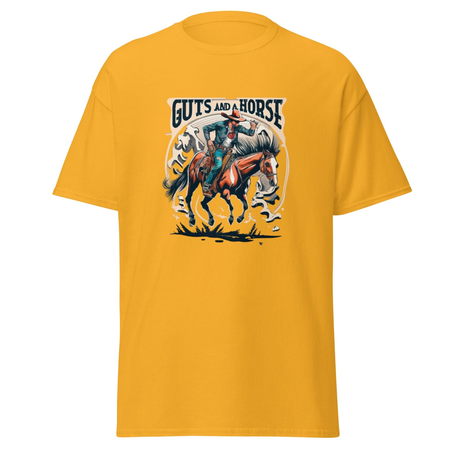 Guts and a Horse Men's classic tee (sizes up to 3x) - Ruppy's Creations