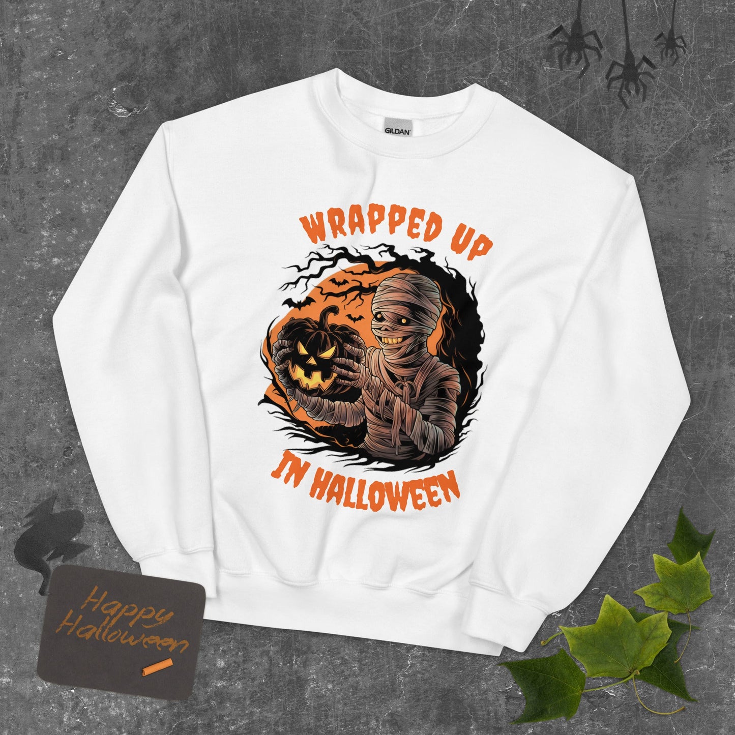 Halloween Mummy Unisex Sweatshirt - Ruppy's Creations