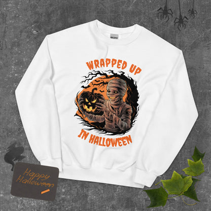 Halloween Mummy Unisex Sweatshirt - Ruppy's Creations