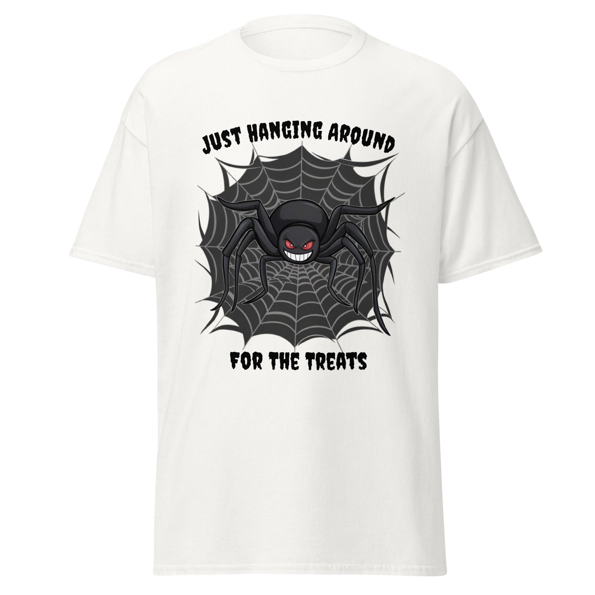 Halloween Spider Hanging For Treats Unisex Tee - Ruppy's Creations