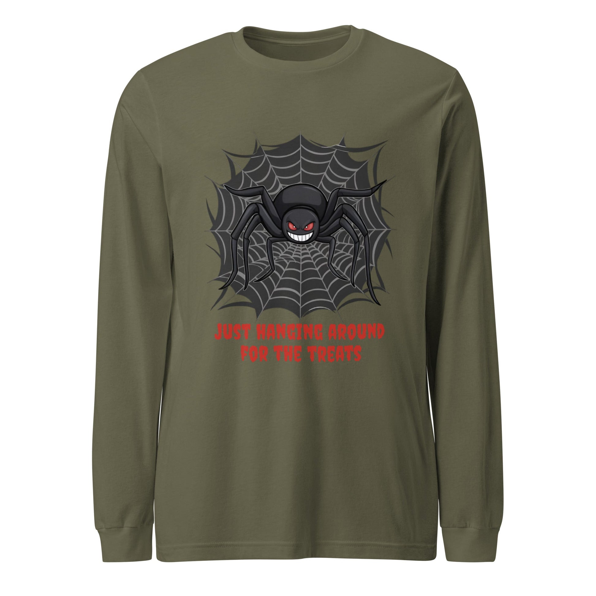 Halloween Spider Unisex Long Sleeve Tee - Ruppy's Creations