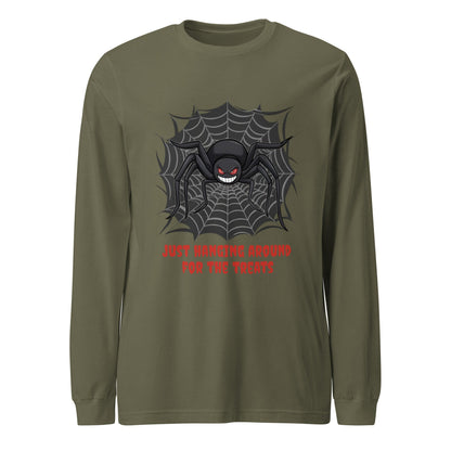 Halloween Spider Unisex Long Sleeve Tee - Ruppy's Creations