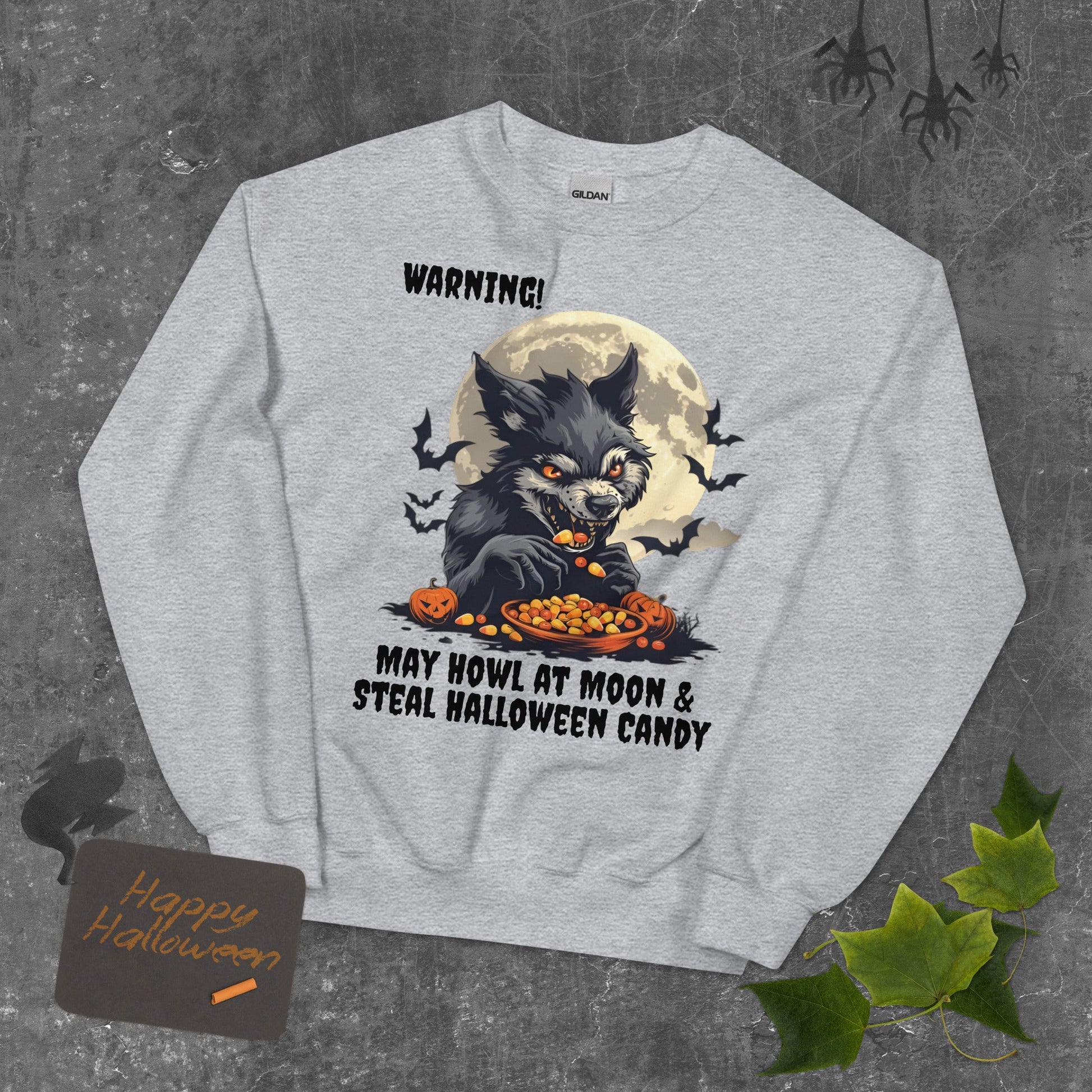 Halloween Werewolf Unisex Sweatshirt - Ruppy's Creations