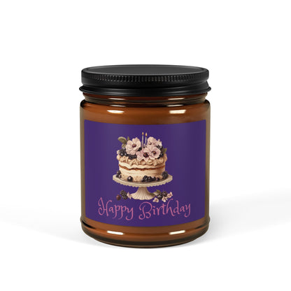 Happy Birthday Scented Soy Candle 9oz. - Ruppy's Creations