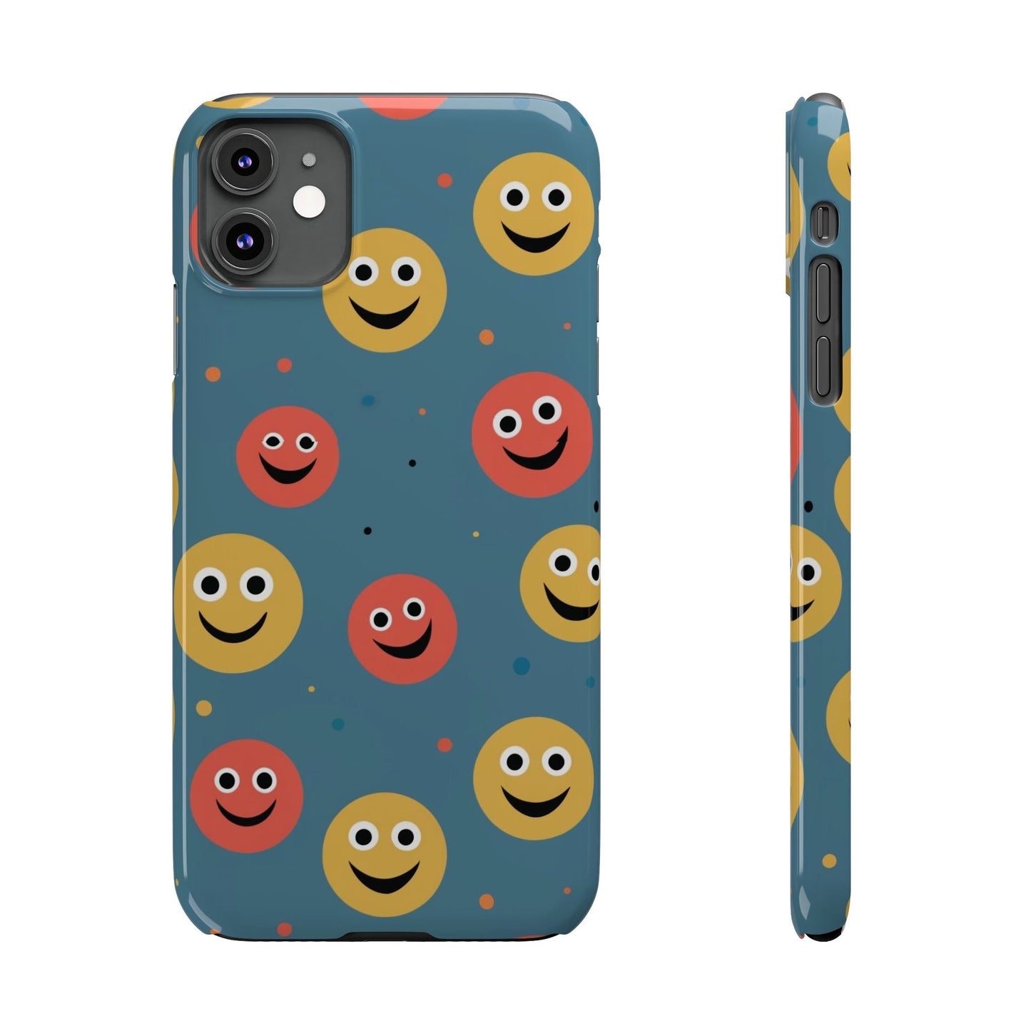 Happy Face Slim Case for I Phone - Ruppy's Creations