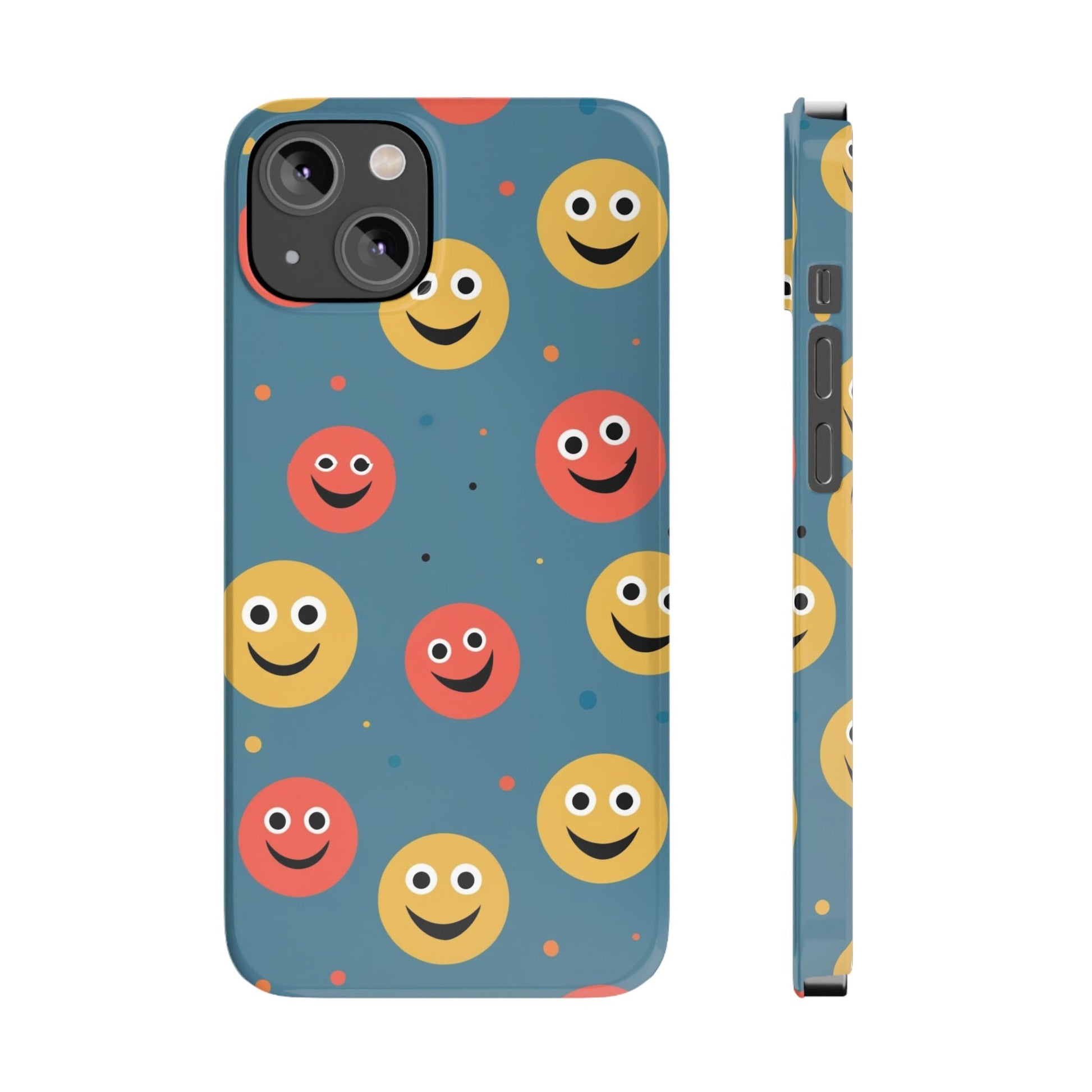 Happy Face Slim Case for I Phone - Ruppy's Creations