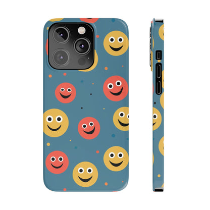 Happy Face Slim Case for I Phone - Ruppy's Creations