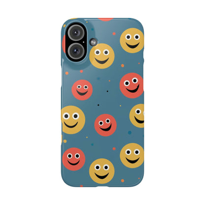 Happy Face Slim Case for I Phone - Ruppy's Creations