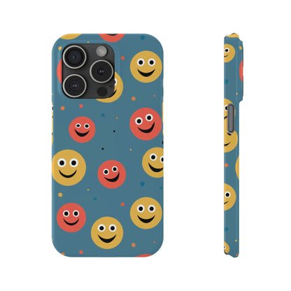 Happy Face Slim Case for I Phone - Ruppy's Creations