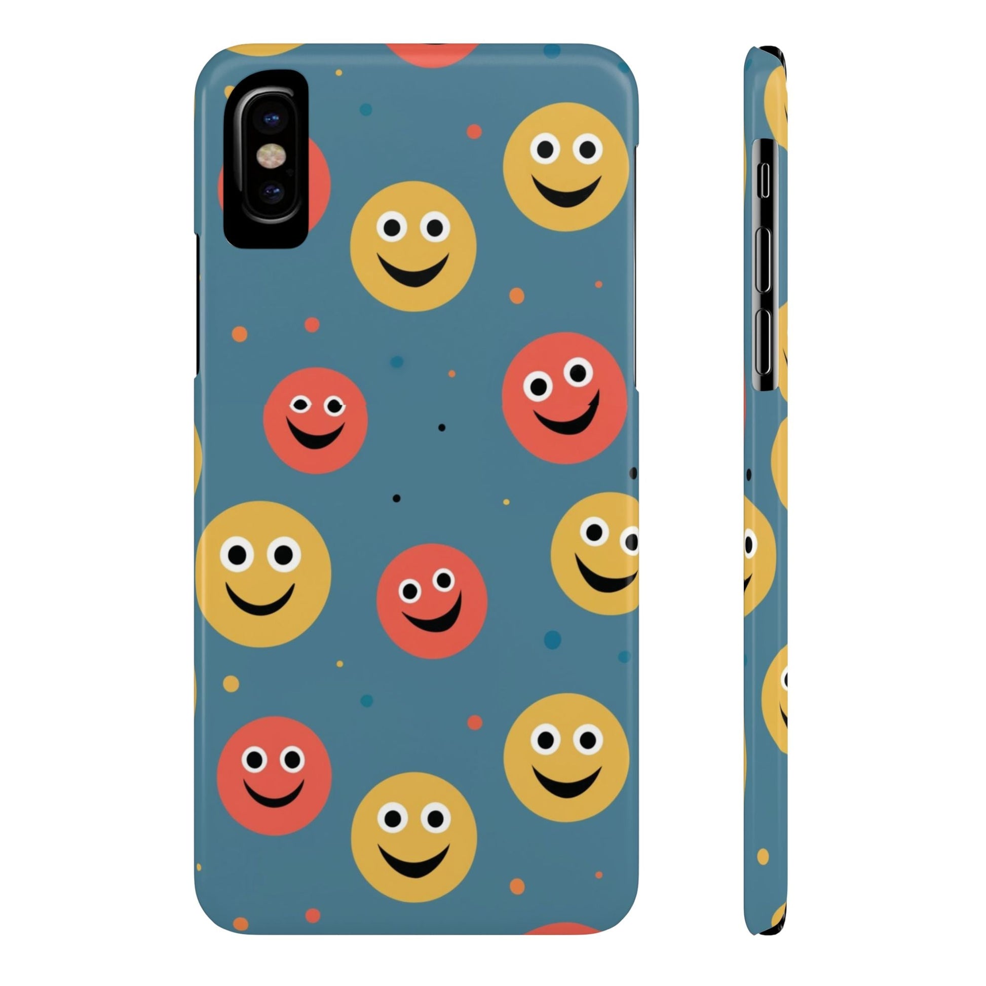 Happy Face Slim Case for I Phone - Ruppy's Creations