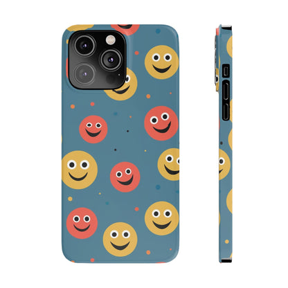 Happy Face Slim Case for I Phone - Ruppy's Creations