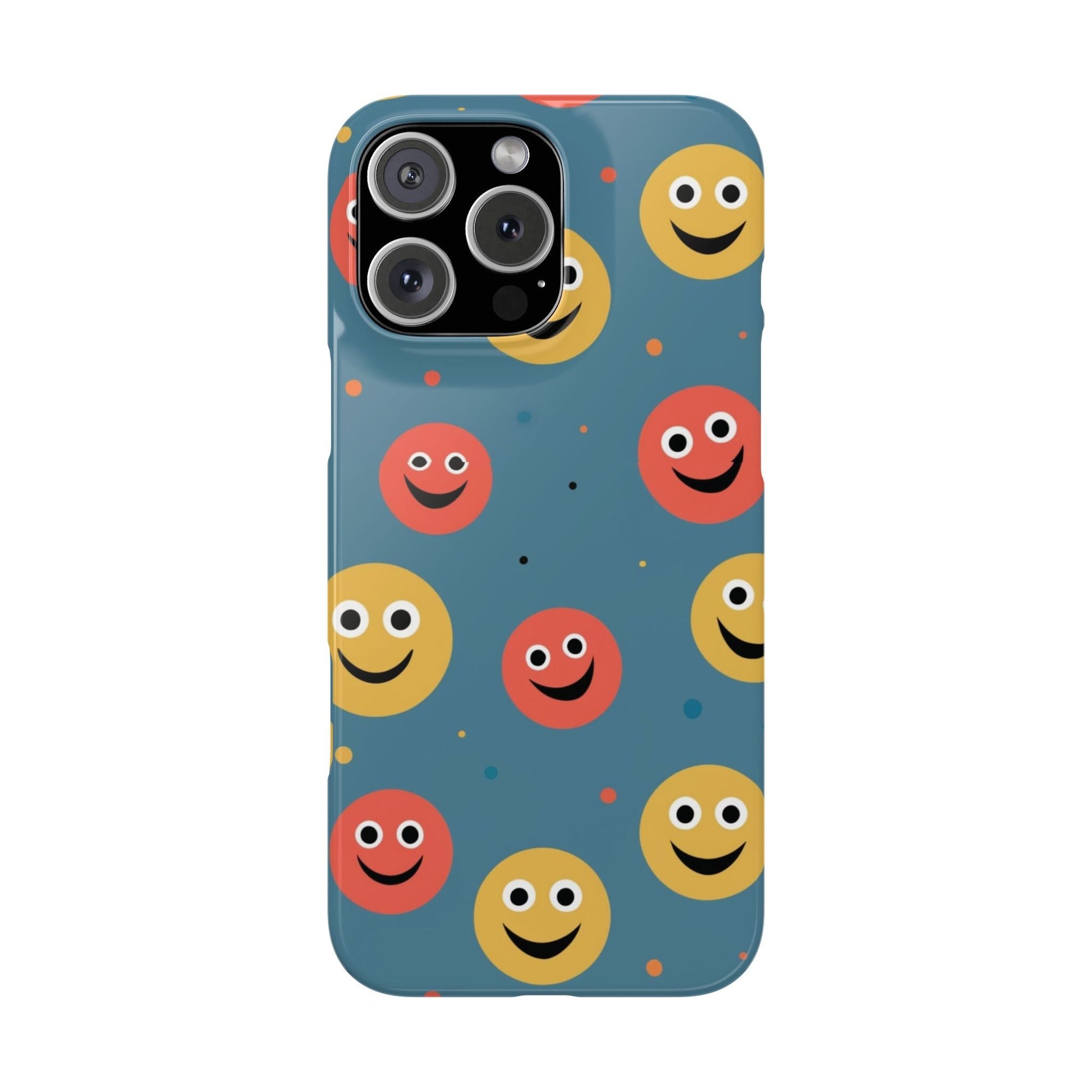 Happy Face Slim Case for I Phone - Ruppy's Creations