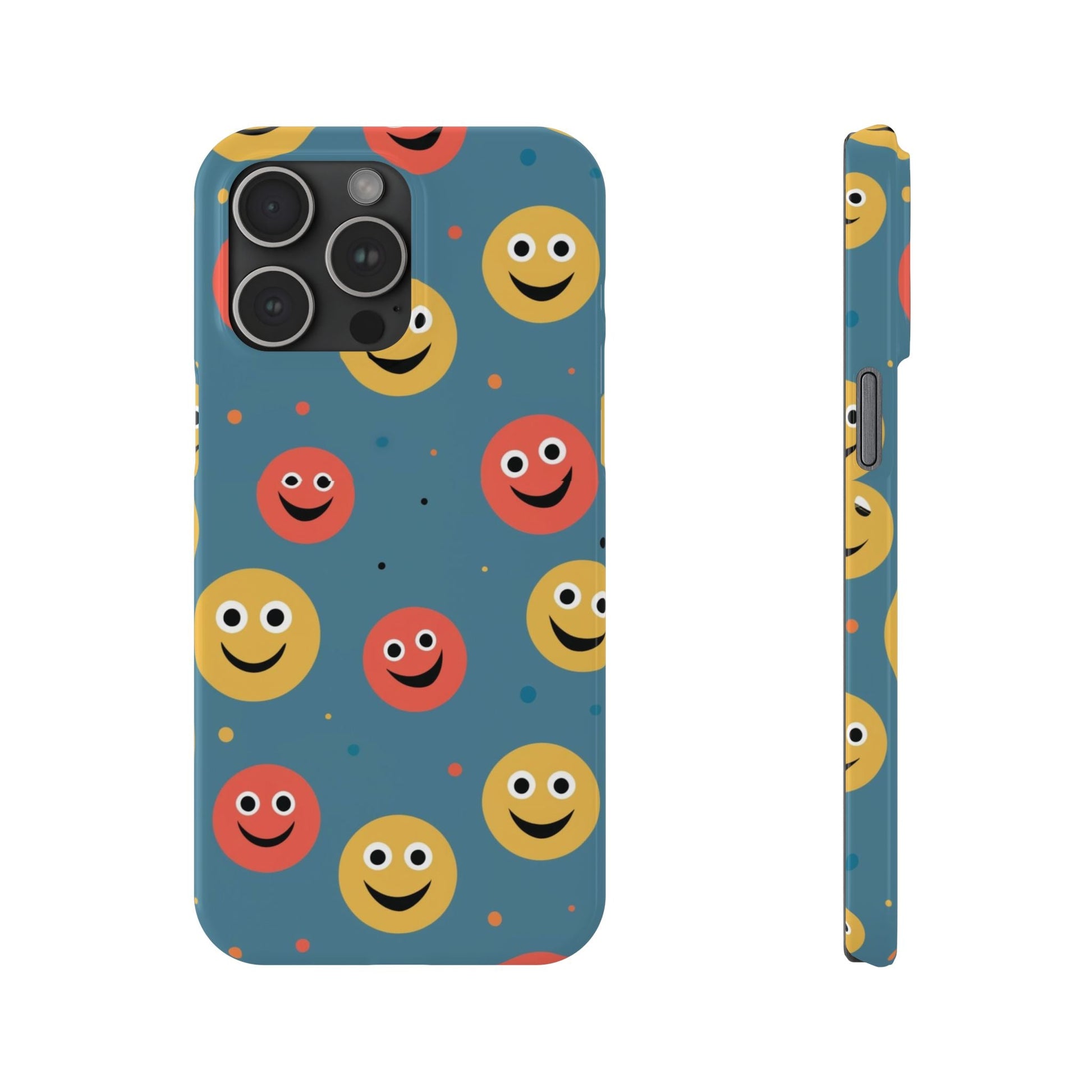 Happy Face Slim Case for I Phone - Ruppy's Creations