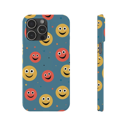 Happy Face Slim Case for I Phone - Ruppy's Creations