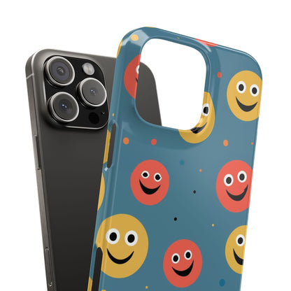 Happy Face Slim Case for I Phone - Ruppy's Creations