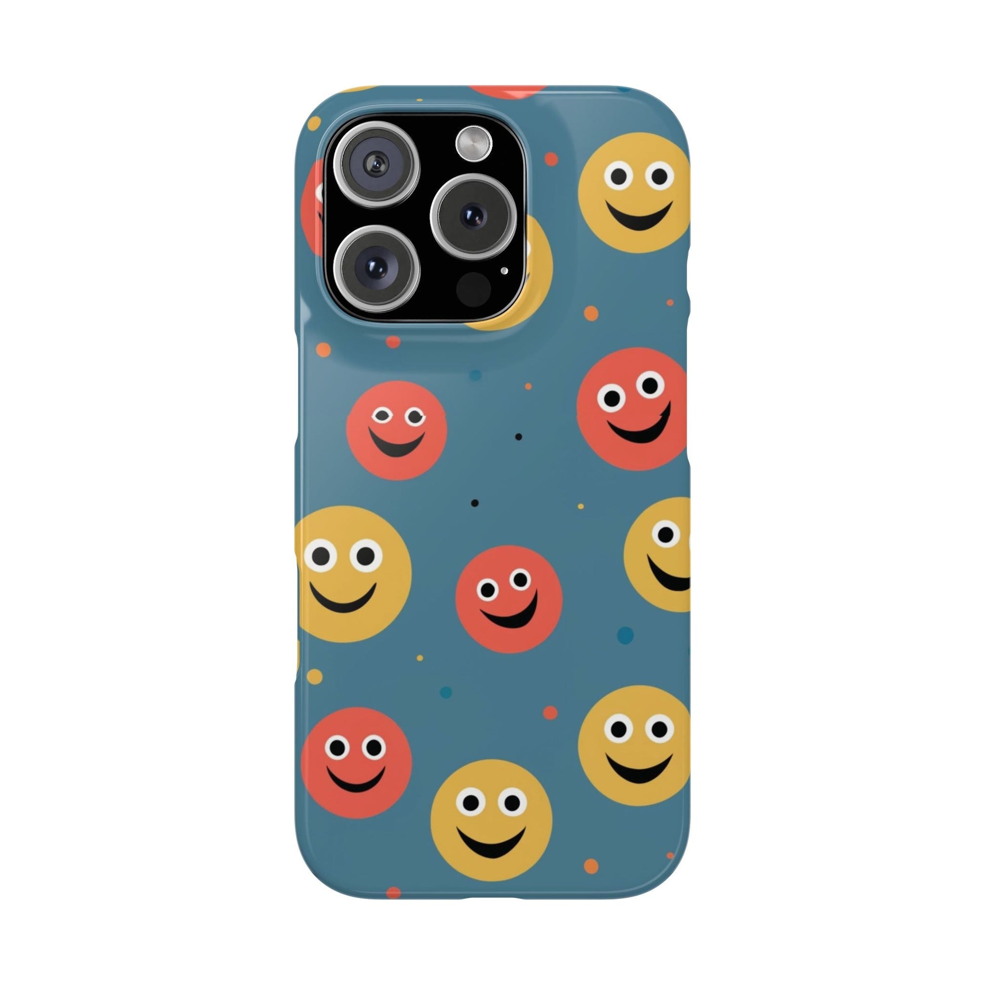 Happy Face Slim Case for I Phone - Ruppy's Creations