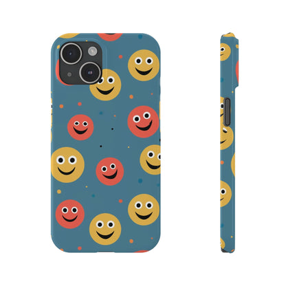 Happy Face Slim Case for I Phone - Ruppy's Creations