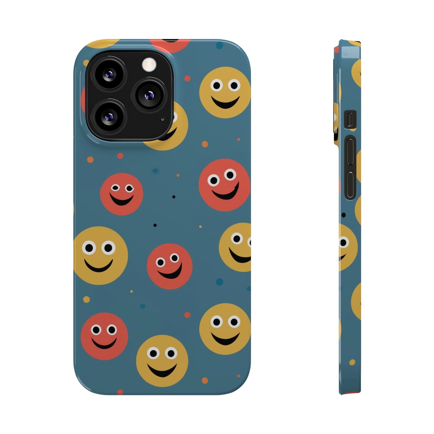 Happy Face Slim Case for I Phone - Ruppy's Creations