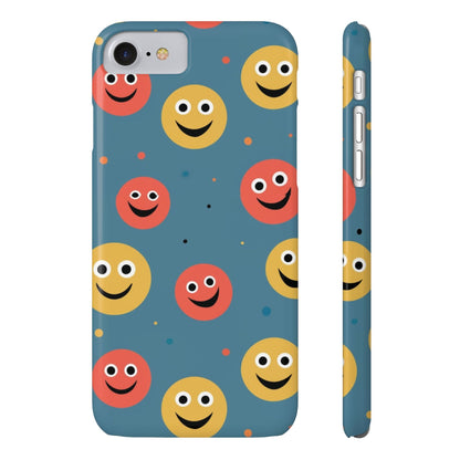 Happy Face Slim Case for I Phone - Ruppy's Creations