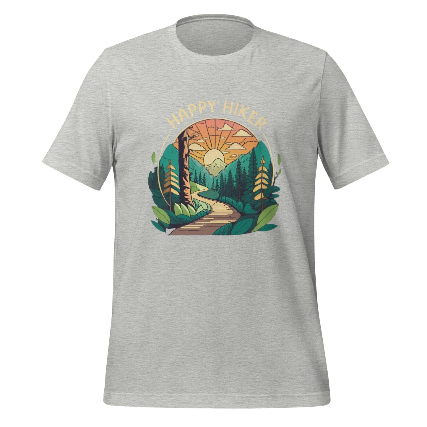 Happy Hiker Unisex T-Shirt (sizes up to 4x) - Ruppy's Creations