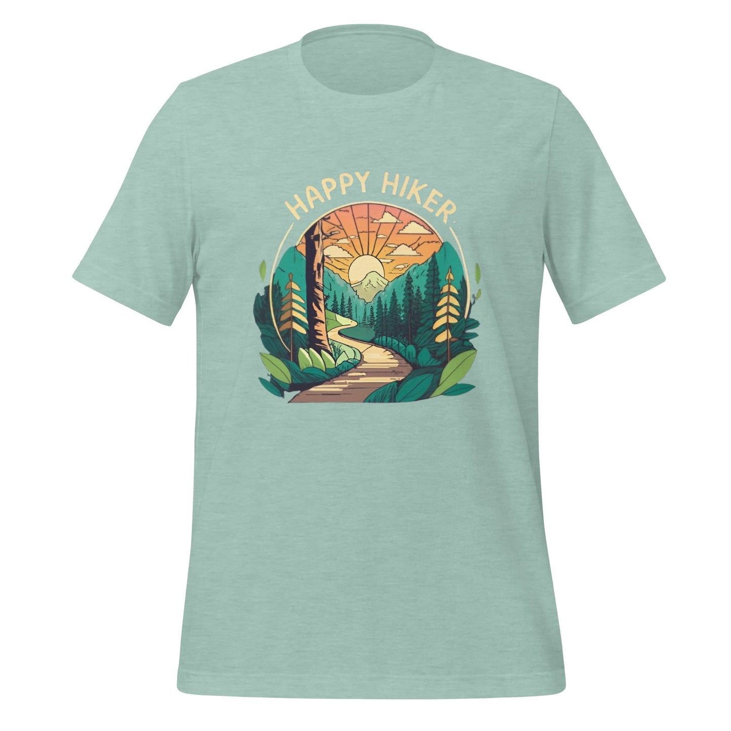 Happy Hiker Unisex T-Shirt (sizes up to 4x) - Ruppy's Creations