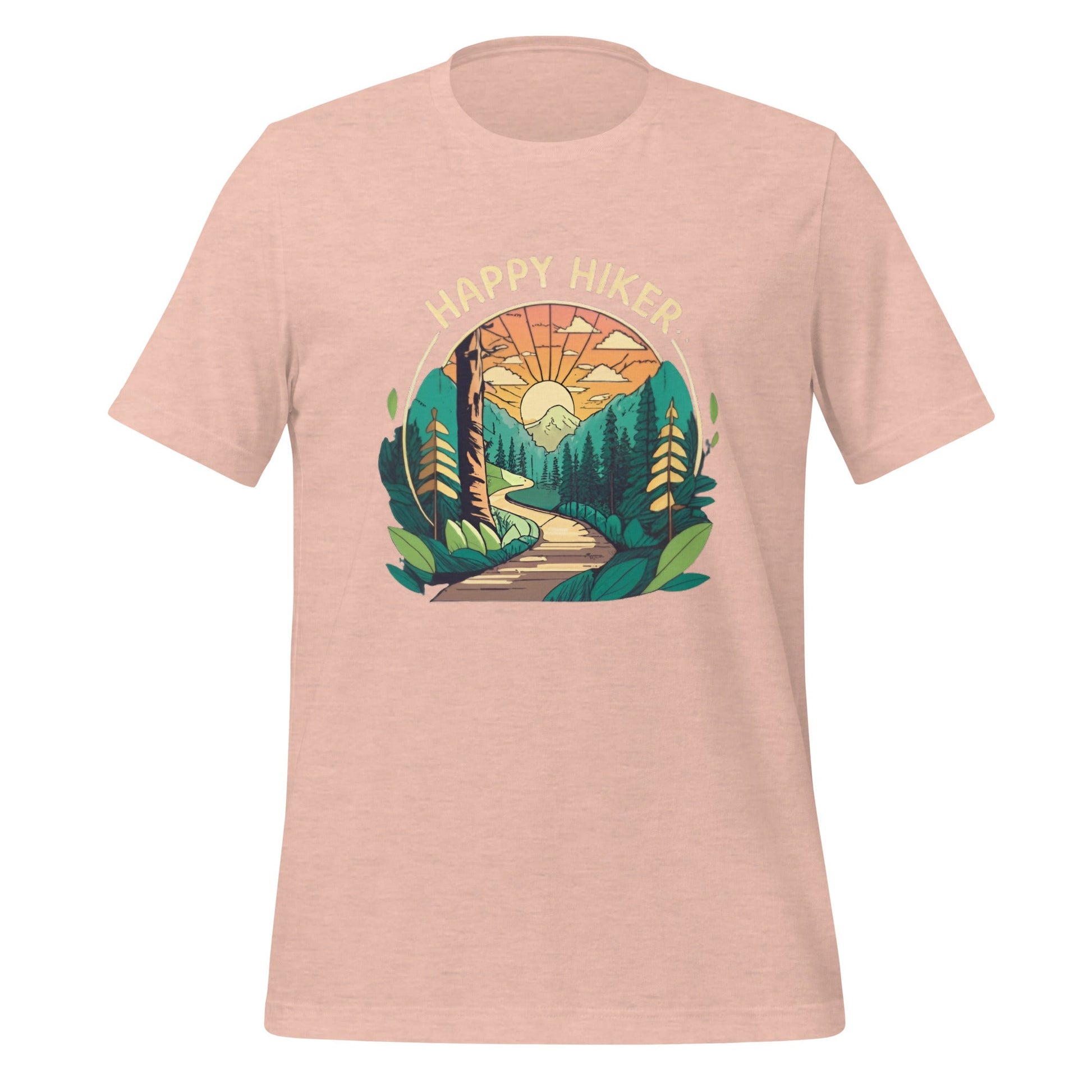 Happy Hiker Unisex T-Shirt (sizes up to 4x) - Ruppy's Creations