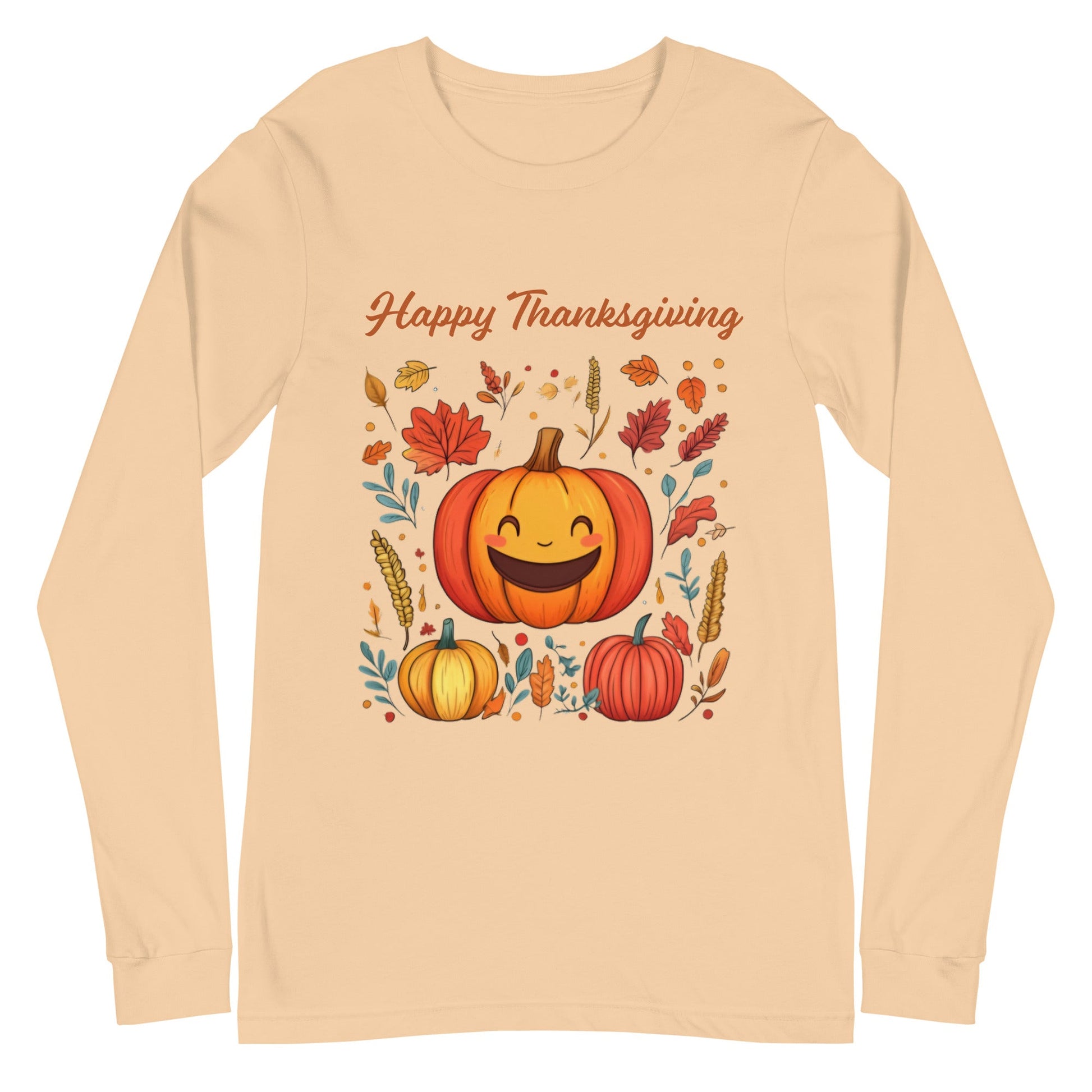 Happy Thanksgiving Women's Long Sleeve Tee - Ruppy's Creations