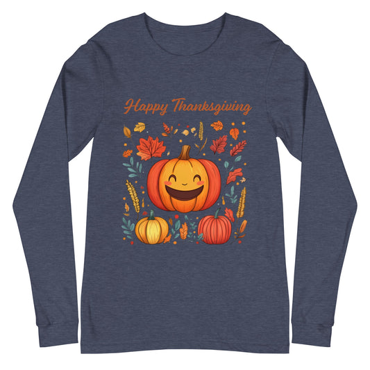 Happy Thanksgiving Women's Long Sleeve Tee - Ruppy's Creations