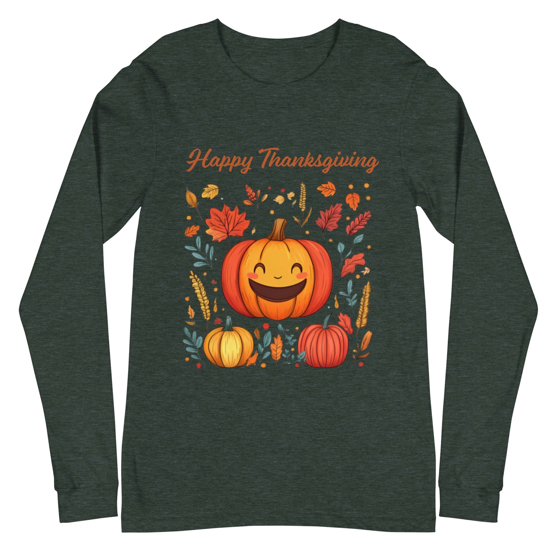 Happy Thanksgiving Women's Long Sleeve Tee - Ruppy's Creations