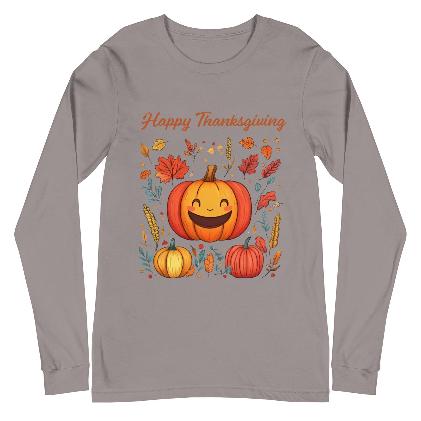 Happy Thanksgiving Women's Long Sleeve Tee - Ruppy's Creations