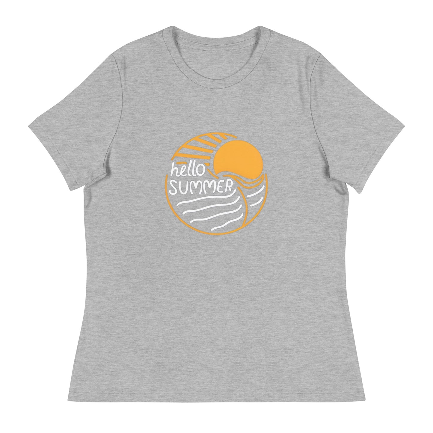 Hello Summer Women's Relaxed T-Shirt - Ruppy's Creations