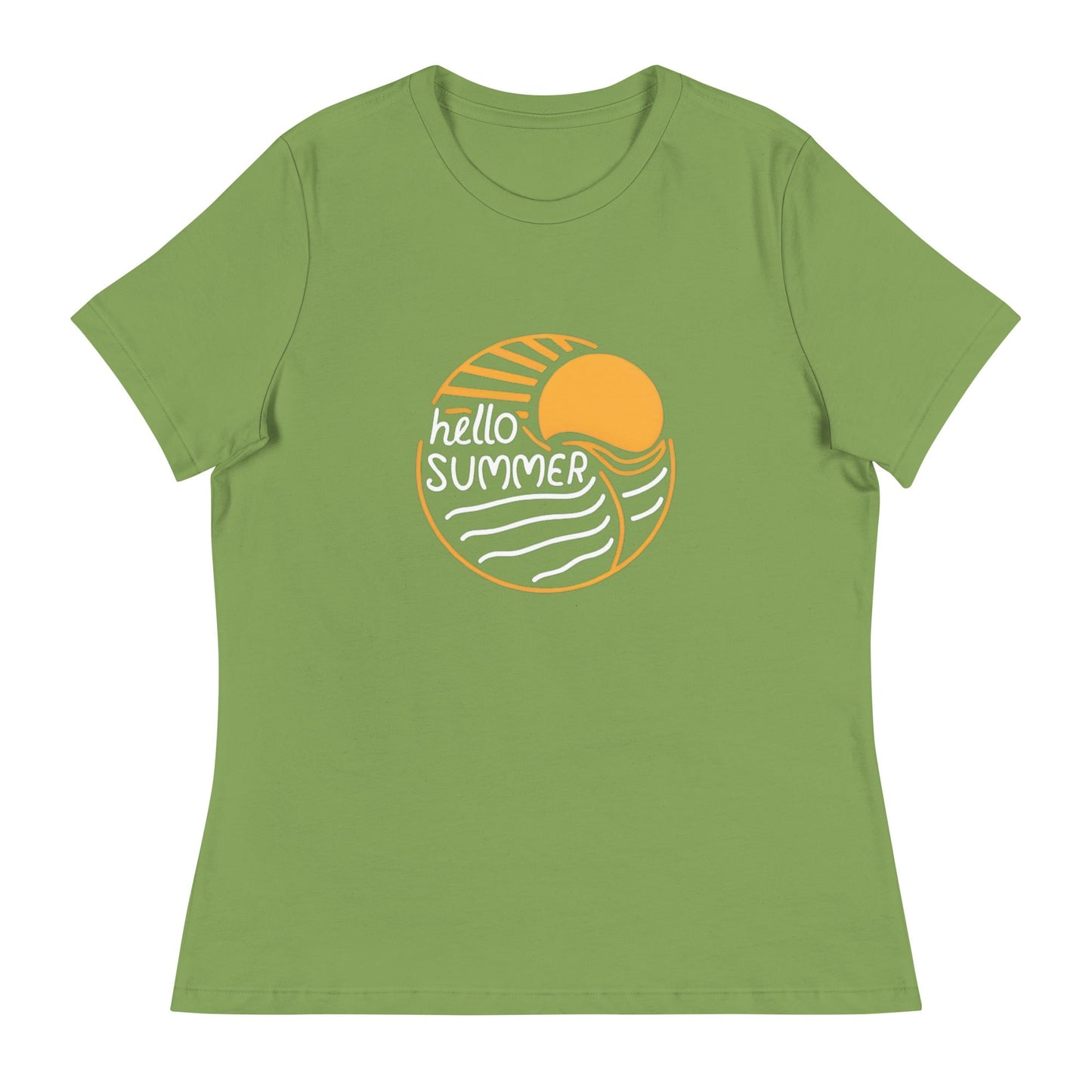 Hello Summer Women's Relaxed T-Shirt - Ruppy's Creations