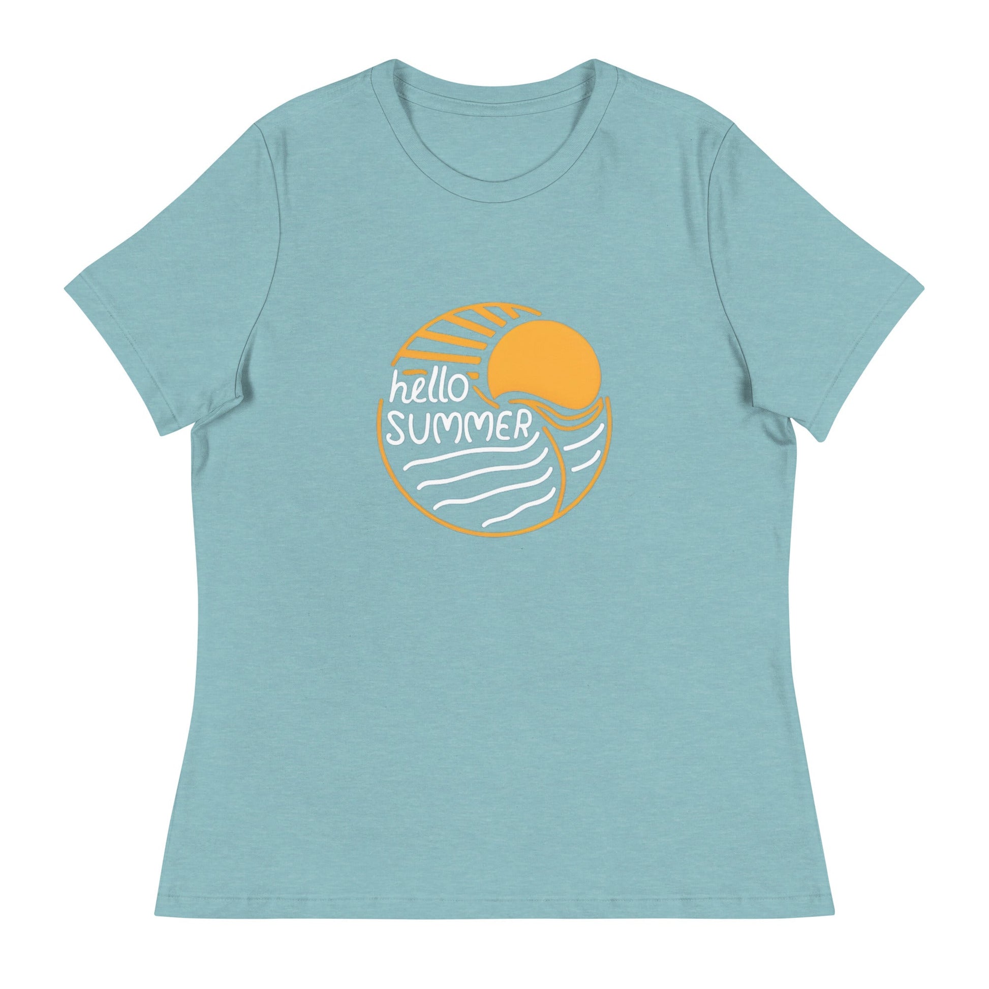 Hello Summer Women's Relaxed T-Shirt - Ruppy's Creations