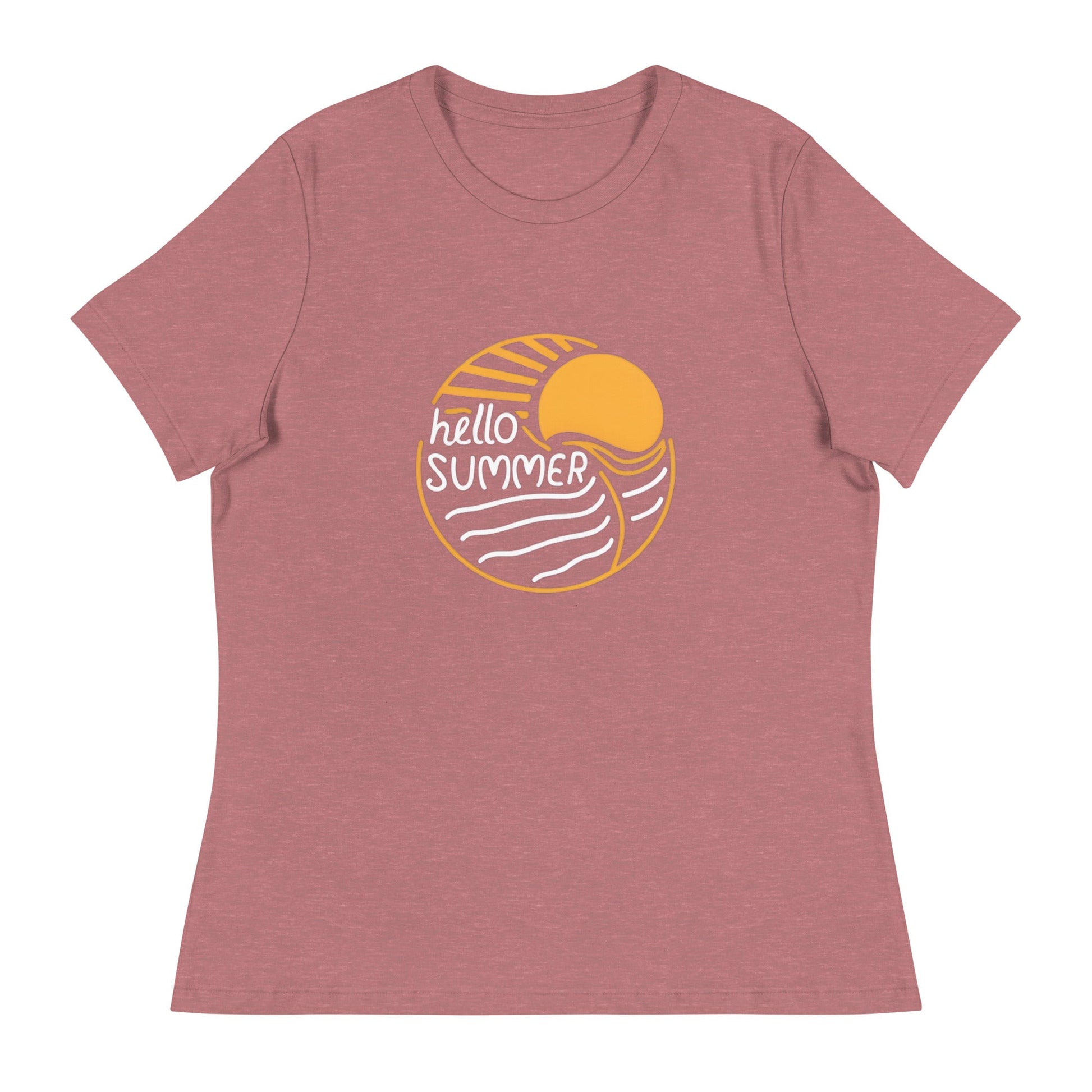 Hello Summer Women's Relaxed T-Shirt - Ruppy's Creations