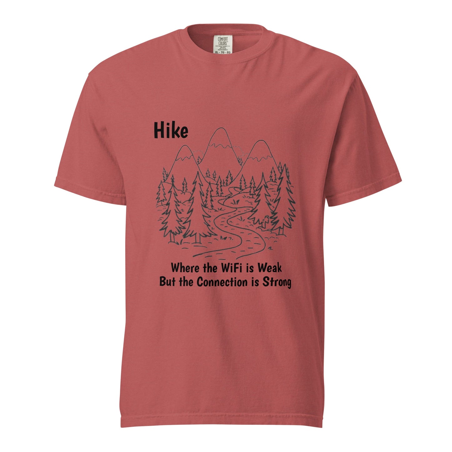 Hiking Connection Unisex Heavyweight Tee - Ruppy's Creations