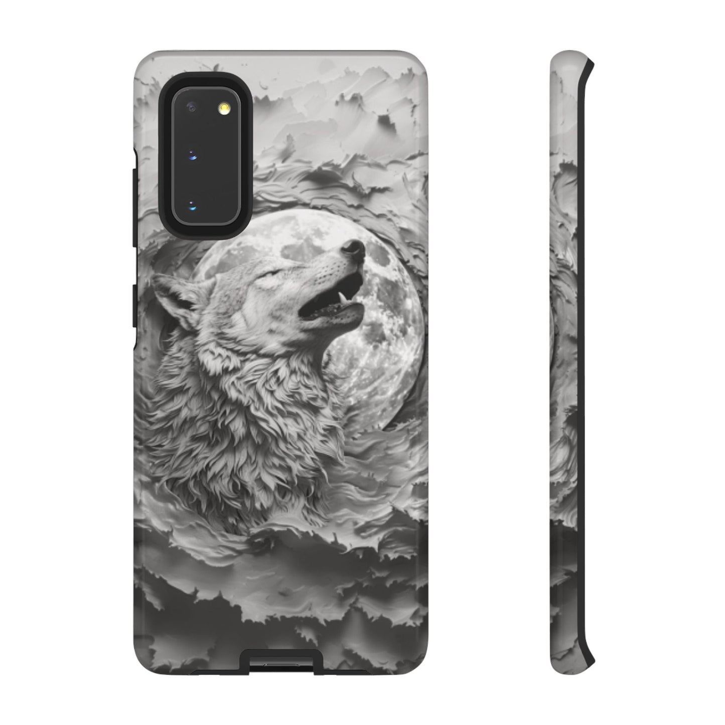 Howling Wolf Tough Cell Phone Case - Ruppy's Creations