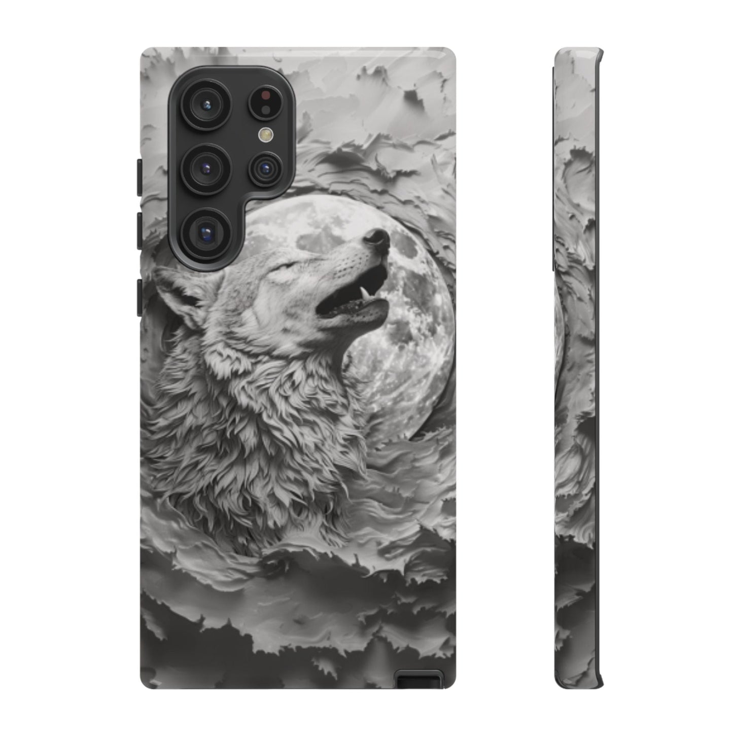 Howling Wolf Tough Cell Phone Case - Ruppy's Creations