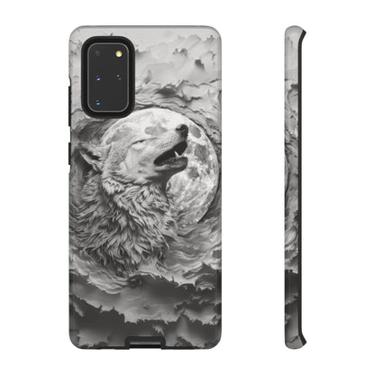 Howling Wolf Tough Cell Phone Case - Ruppy's Creations