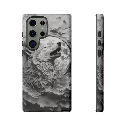 Howling Wolf Tough Cell Phone Case - Ruppy's Creations