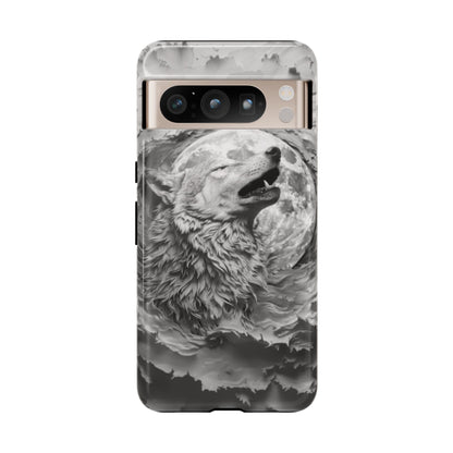 Howling Wolf Tough Cell Phone Case - Ruppy's Creations